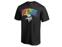 Men Minnesota Vikings NFL Pro Line by Fanatics Branded Black Big & Tall Pride T-Shirt