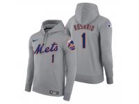 Men New York Mets Amed Rosario Nike Gray Road Hoodie