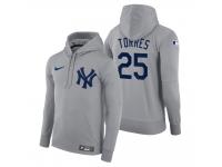 Men New York Yankees Gleyber Torres Nike Gray Road Hoodie