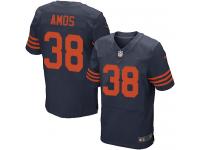 Men NFL Chicago Bears #38 Adrian Amos Authentic Elite 1940s Throwback Nike Navy Blue Jersey