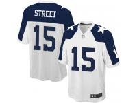 Men NFL Dallas Cowboys #15 Devin Street Throwback Nike White Game Jersey