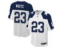 Men NFL Dallas Cowboys #23 Corey White Throwback Nike White Game Jersey