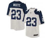 Men NFL Dallas Cowboys #23 Corey White Throwback Nike White Limited Jersey
