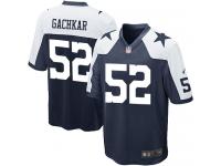 Men NFL Dallas Cowboys #52 Andrew Gachkar Throwback Nike Navy Blue Game Jersey