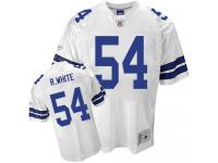 Men NFL Dallas Cowboys #54 Randy White Throwback Legend White Reebok Jersey