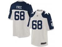 Men NFL Dallas Cowboys #68 Doug Free Throwback White Nike Limited Jersey
