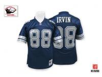 Men NFL Dallas Cowboys #88 Michael Irvin Throwback Home Navy Blue Mitchell and Ness Jersey
