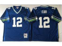Men NFL Seattle Seahawks #12 12th Fan Blue Throwback Jersey