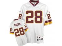 Men NFL Washington Redskins #28 Darrell Green Throwback Road White Reebok Premier Jersey