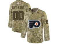 Men NHL Adidas Philadelphia Flyers Customized Limited Camo Salute to Service Jersey
