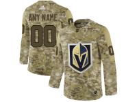 Men NHL Adidas Vegas Golden Knights Customized Limited Camo Salute to Service Jersey