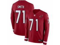 Men Nike Arizona Cardinals #71 Andre Smith Limited Red Therma Long Sleeve NFL Jersey