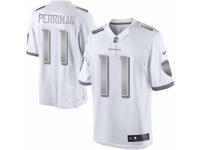 Men Nike Baltimore Ravens #11 Breshad Perriman Limited White Platinum NFL Jersey