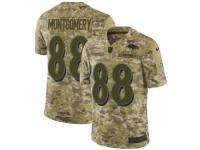 Men Nike Baltimore Ravens #88 Ty Montgomery Limited Camo 2018 Salute to Service NFL Jersey