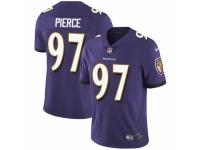 Men Nike Baltimore Ravens #97 Michael Pierce Purple Team Color Vapor Untouchable Limited Player NFL Jersey