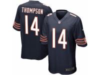 Men Nike Chicago Bears #14 Deonte Thompson Game Navy Blue Team Color NFL Jersey