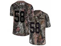 Men Nike Chicago Bears #58 Roquan Smith Limited Camo Rush Realtree NFL Jersey