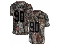 Men Nike Chicago Bears #90 Jonathan Bullard Limited Camo Rush Realtree NFL Jersey