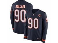 Men Nike Chicago Bears #90 Jonathan Bullard Limited Navy Blue Therma Long Sleeve NFL Jersey