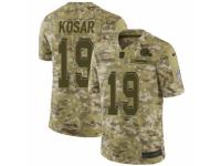 Men Nike Cleveland Browns #19 Bernie Kosar Limited Camo 2018 Salute to Service NFL Jersey