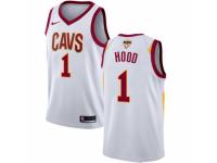Men Nike Cleveland Cavaliers #1 Rodney Hood White 2018 NBA Finals Bound NBA Jersey - Association Edition