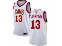 Men Nike Cleveland Cavaliers #13 Tristan Thompson  White 2018 NBA Finals Bound NBA Jersey - Association Edition