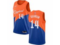Men Nike Cleveland Cavaliers #14 Terrell Brandon Blue NBA Jersey - City Edition