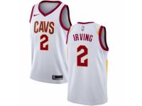 Men Nike Cleveland Cavaliers #2 Kyrie Irving  White Home NBA Jersey - Association Edition