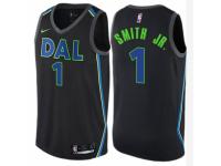 Men Nike Dallas Mavericks #1 Dennis Smith Jr.  Black NBA Jersey - City Edition