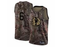Men Nike Dallas Mavericks #6 DeAndre Jordan Swingman Camo Realtree Collection NBA Jersey