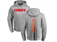 Men Nike De'Anthony Thomas Ash Backer - NFL Kansas City Chiefs #13 Pullover Hoodie