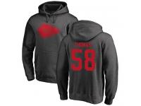 Men Nike Derrick Thomas Ash One Color - NFL Kansas City Chiefs #58 Pullover Hoodie