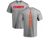 Men Nike Dustin Colquitt Ash Backer - NFL Kansas City Chiefs #2 T-Shirt