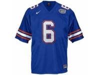 Men Nike Florida Gators #6 Jeff Driskel Blue Authentic NCAA Jersey