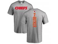 Men Nike Harrison Butker Ash Backer - NFL Kansas City Chiefs #7 T-Shirt