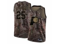 Men Nike Indiana Pacers #25 Al Jefferson Swingman Camo Realtree Collection NBA Jersey
