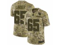 Men Nike Jacksonville Jaguars #65 Brandon Linder Limited Camo 2018 Salute to Service NFL Jersey