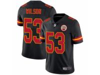 Men Nike Kansas City Chiefs #53 Ramik Wilson Elite Black Rush Vapor Untouchable NFL Jersey