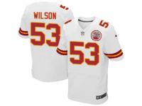Men Nike Kansas City Chiefs #53 Ramik Wilson Elite White NFL Jersey