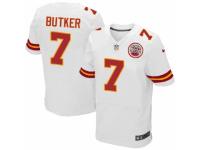 Men Nike Kansas City Chiefs #7 Harrison Butker Elite White NFL Jersey