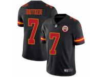 Men Nike Kansas City Chiefs #7 Harrison Butker Limited Black Rush Vapor Untouchable NFL Jersey