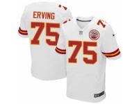Men Nike Kansas City Chiefs #75 Cameron Erving Elite White NFL Jersey