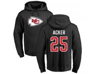 Men Nike Kenneth Acker Black Name & Number Logo - NFL Kansas City Chiefs #25 Pullover Hoodie