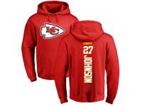 Men Nike Larry Johnson Red Backer - NFL Kansas City Chiefs #27 Pullover Hoodie