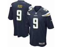 Men Nike Los Angeles Chargers #9 Younghoe Koo Game Navy Blue Team Color NFL Jersey
