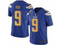 Men Nike Los Angeles Chargers #9 Younghoe Koo Limited Electric Blue Rush Vapor Untouchable NFL Jersey