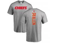 Men Nike Marcus Allen Ash Backer - NFL Kansas City Chiefs #32 T-Shirt