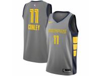 Men Nike Memphis Grizzlies #11 Mike Conley Gray NBA Jersey - City Edition