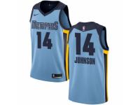 Men Nike Memphis Grizzlies #14 Brice Johnson Light Blue NBA Jersey Statement Edition