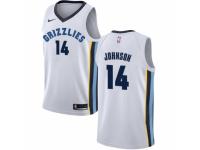 Men Nike Memphis Grizzlies #14 Brice Johnson White NBA Jersey - Association Edition